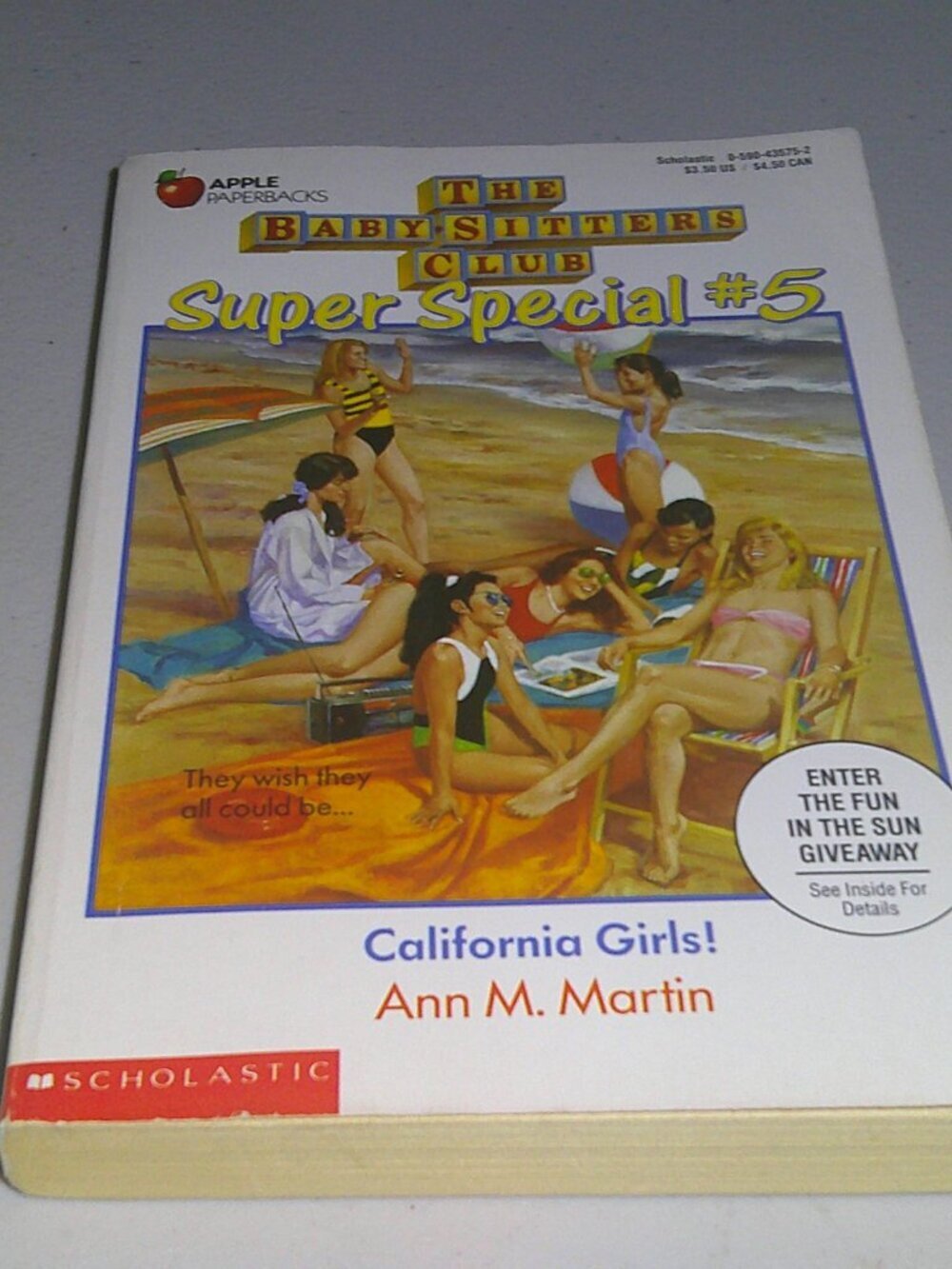 Babysitters Club Super Special #4 Island Adventure Ann M Martin Vintage Scholast